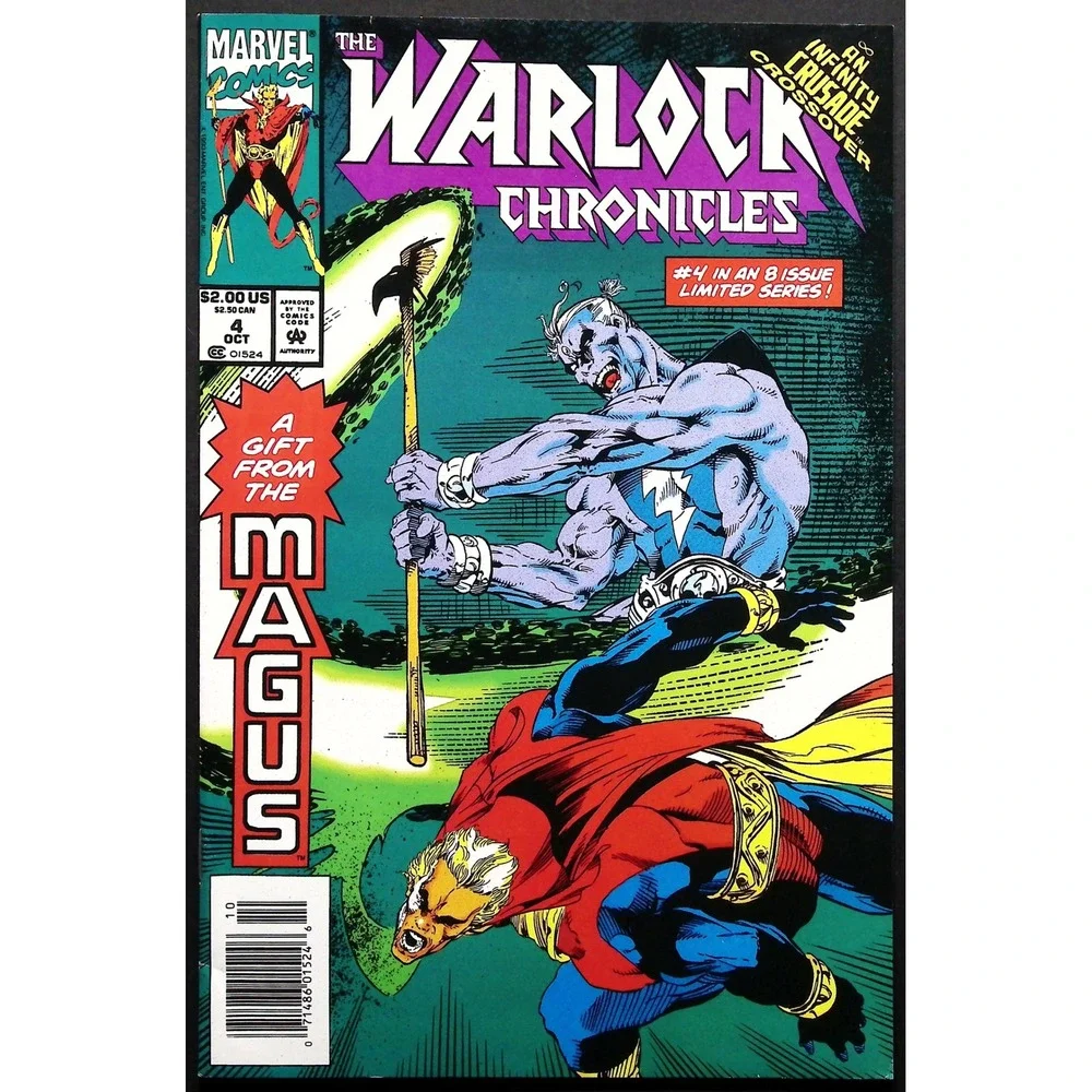 Marvel Comics Warlock Chronicles Lot‎ of 4 Comic Books Silver Surfer Newsstand